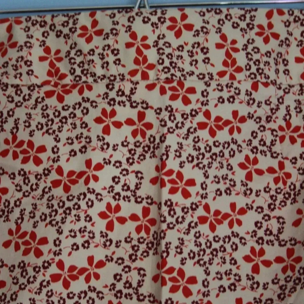 Gap Floral Mini Skirt Size 4 Side Zipper Front Pockets - Picture 9 of 12